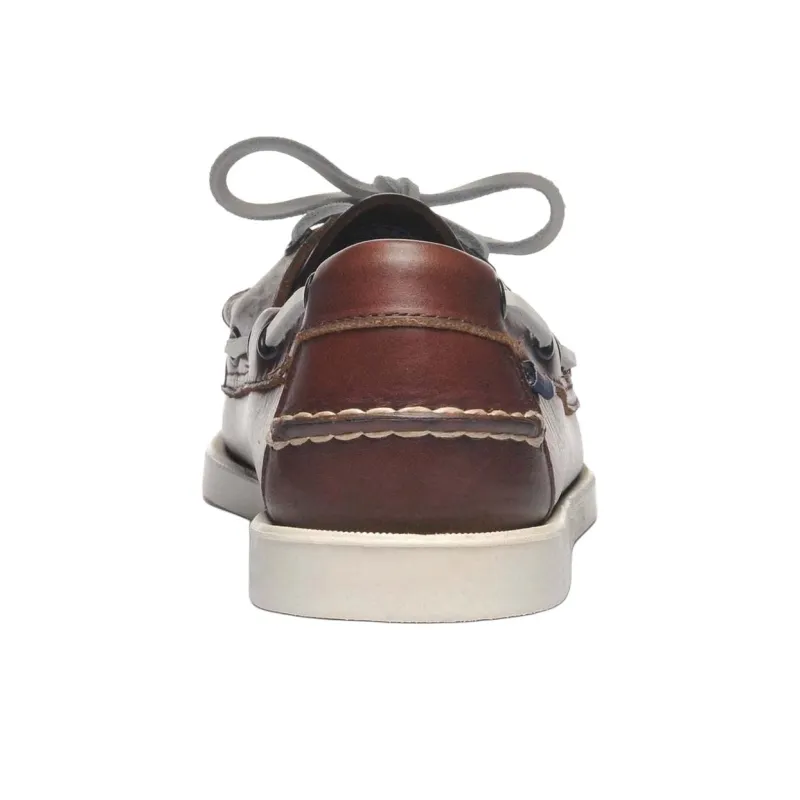 Sebago Boat Shoes Men's Brown White-3