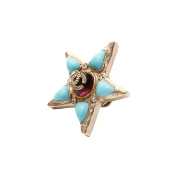 CHANEL Pre-Owned 2008 CC Star Brooch