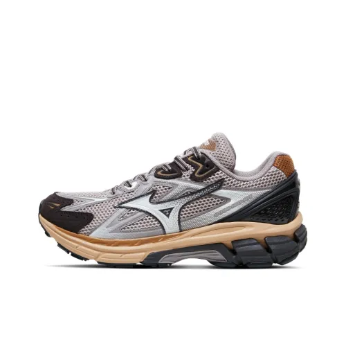 Mizuno Halo Mix Running Shoes Unisex Low-Top Cameo Grey/Ebony/Champagne White