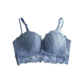 Flowers In Water Bra Women's Blue