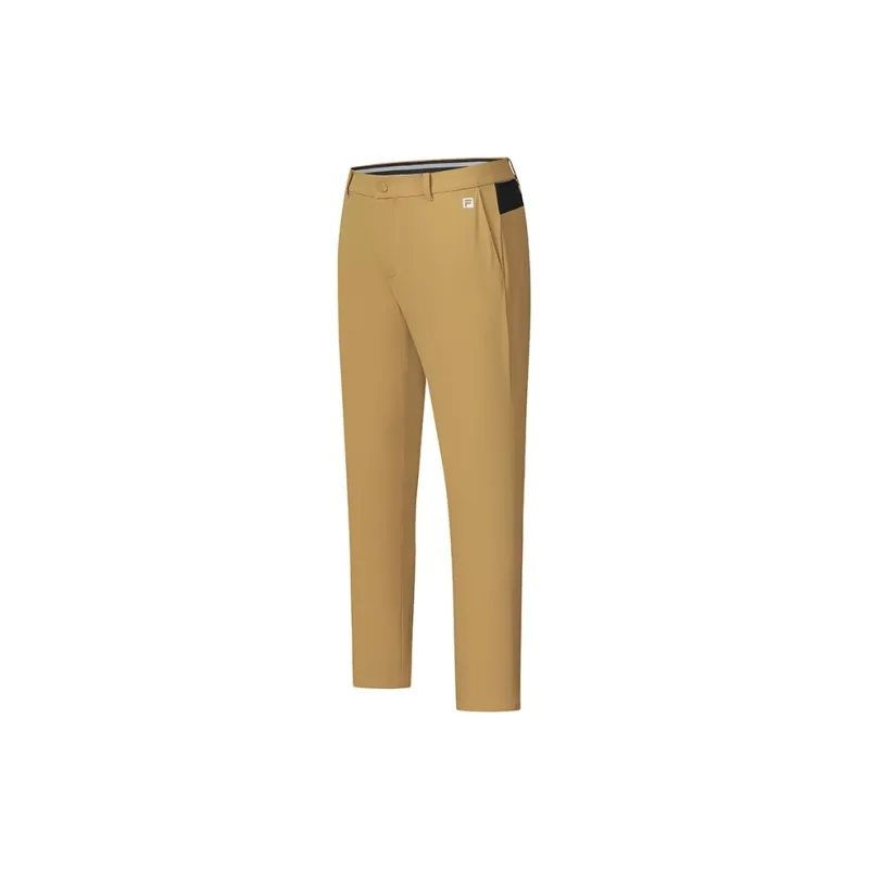 FILA Casual Pants Men Yellow Brown-1