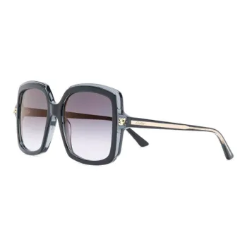 Cartier Squared Oversize Frame Sunglasses