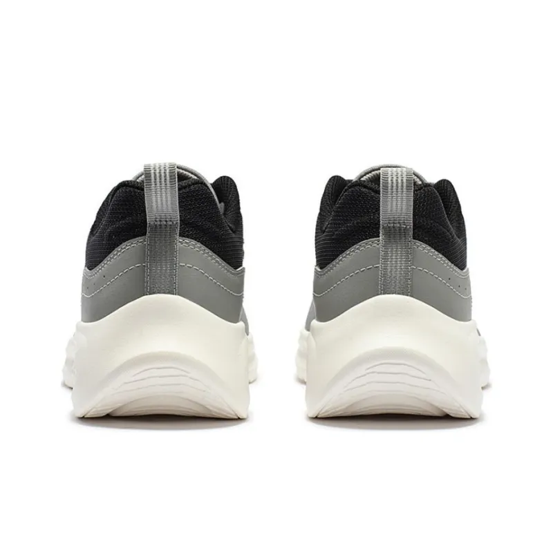 361° Cushioning Abrasion Resistant Lightweight Low Top Casual Running Shoes Men's Gray Black White-3