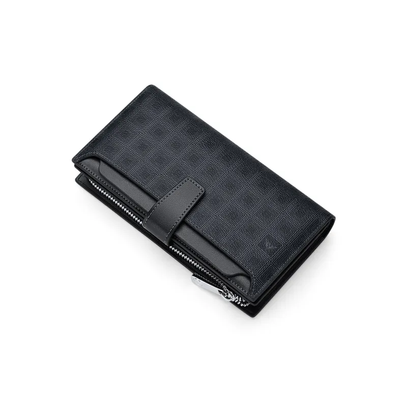 WilliamPOLO Clutches Black Grid Pattern-2