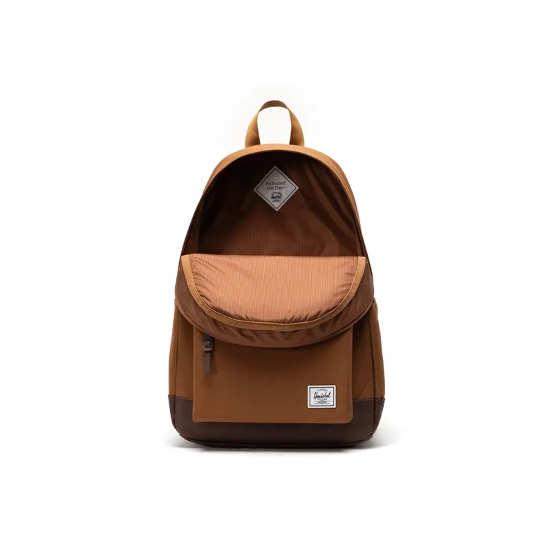 Herschel Recycled Fabric Backpack Unisex Rubber Chrysanthemum And Lettuce Coffee-3