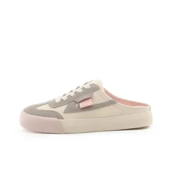 Warrior Anti Slip Wear Resistant Low Top Canvas Shoes Women's Beige Gray Pink