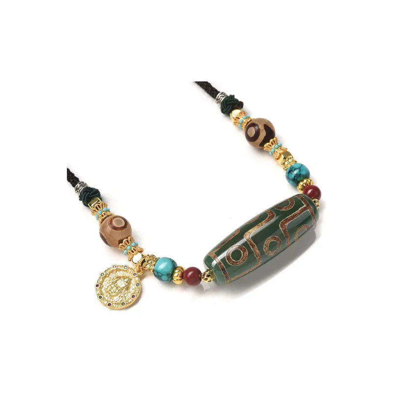 Abby's Wonderland Agate Jade Necklaces Unisex-2