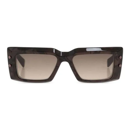 BALMAIN Rectangle Frame Sunglasses