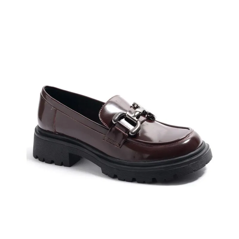 STEVE MADDEN Loafers 4.3cm Women's Burgundy-3