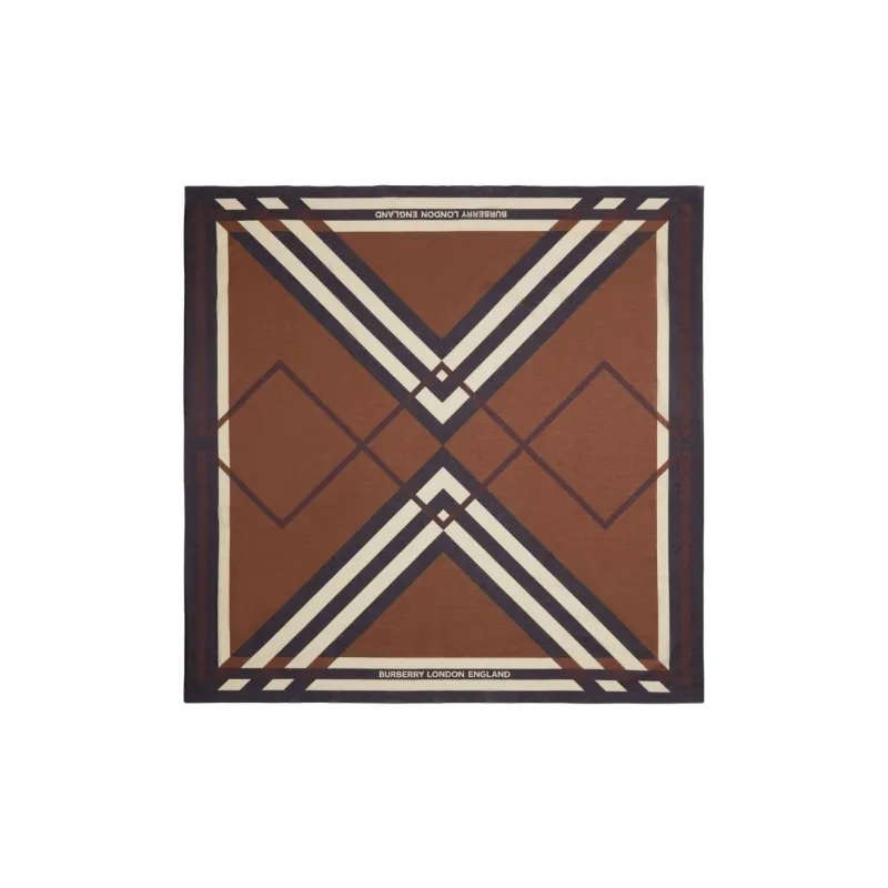 Burberry Check-print Cotton Scarf-0