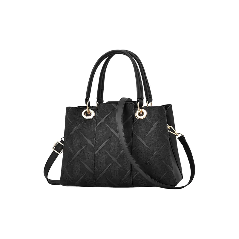 HACIN PU Shoulder Bag Women's Blue/Black/Red/Khaki/Gray-4