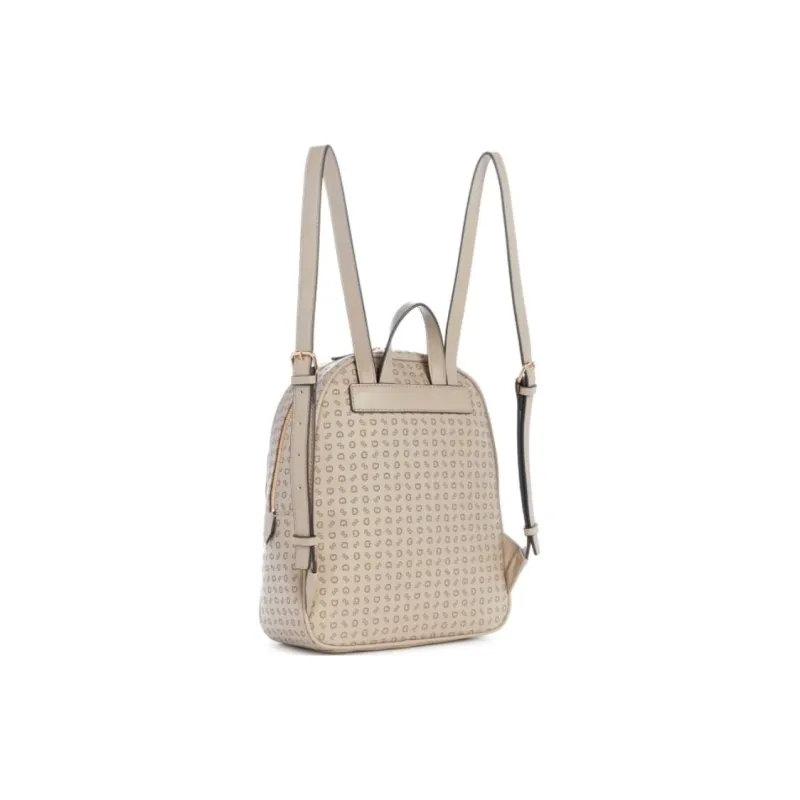 GUESS Artificial Leather Backpack Women's Beige-1
