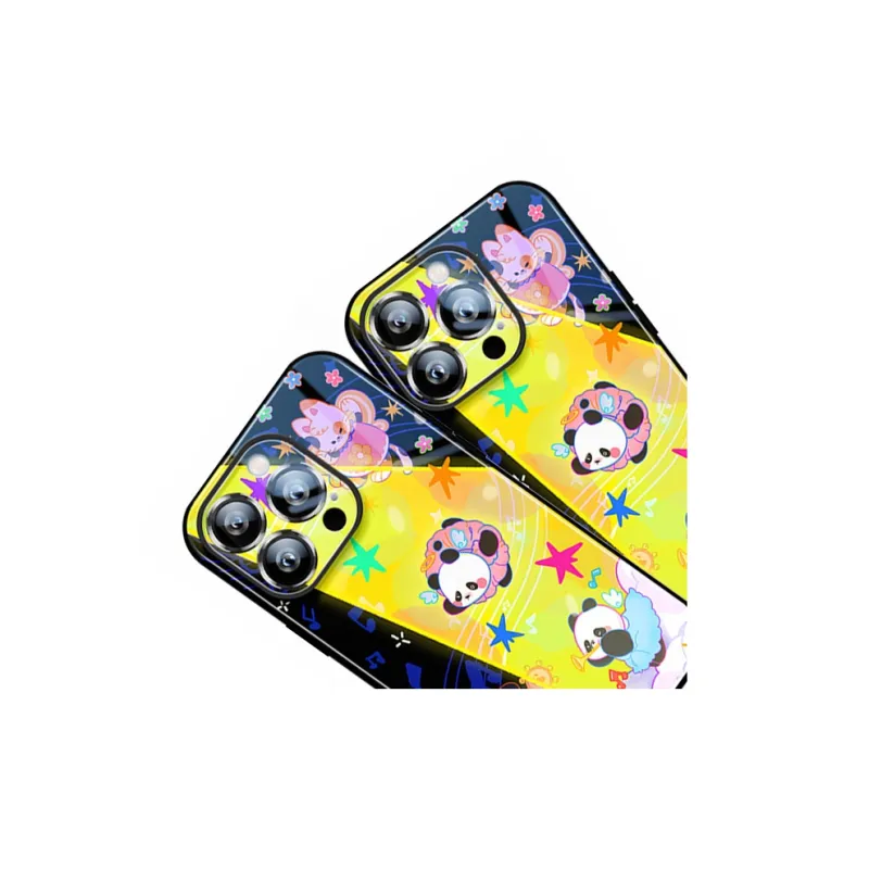Sen Dog Glass Material Creative Cute High End Phone Cases Suitable For Apple 15Promax/Pro/Plus/14/13/12-1