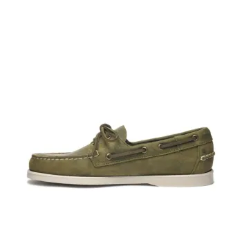 Sebago Portland Crazy Horse Boat Shoes Men's Green