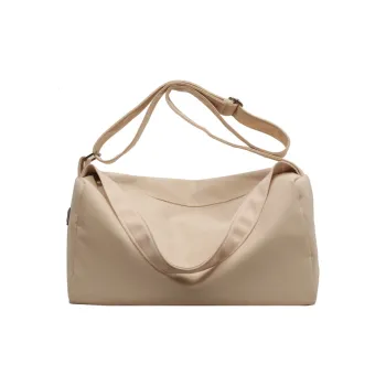 Elsvet Fabric Crossbody Bag, Shoulder Bag, Travel Bag Regular Unisex Ecru/Black/Khaki/Pink