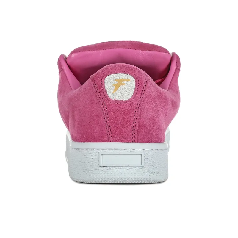 FERW Dragon Fruit Pink Coverage Anti Slip Wear Resistant Lightweight Breathable Low Top Skateboard Shoes Unisex-3