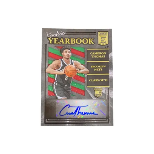 PANINI 2021 22 Elite RC Nets Cameron Thomas Rising Stars Year Autographed Star Card Product Pass Sports Cards 1 Pc