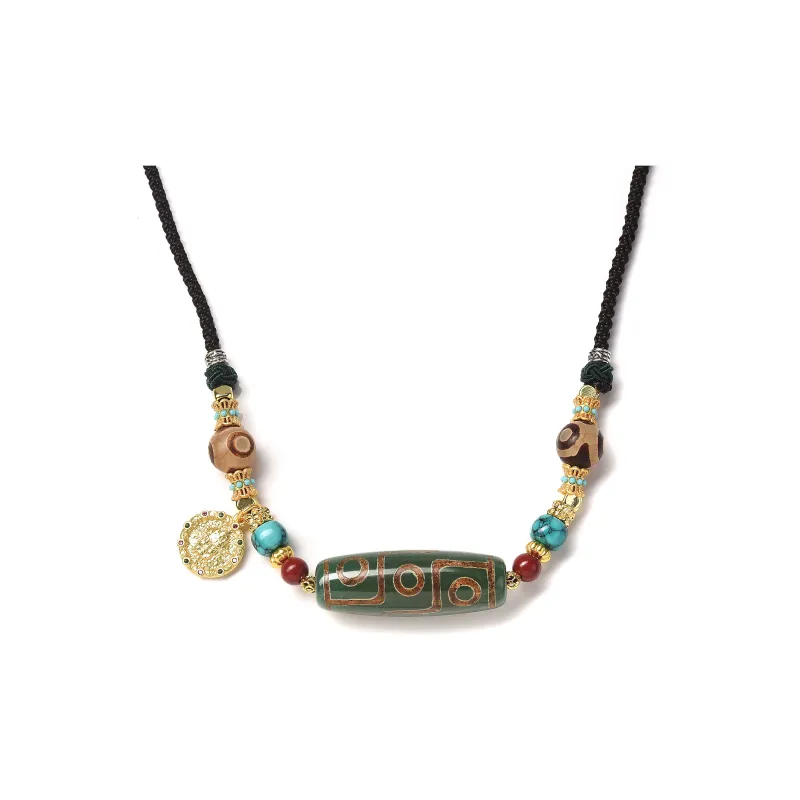 Abby's Wonderland Agate Jade Necklaces Unisex-0