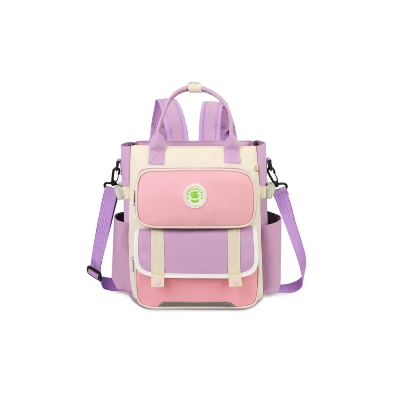 Bueno Nylon Fabric Elementary School Backpack Tutoring Bag For Boys And Girls Grades 1 3 6-2