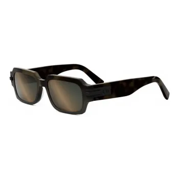 DIOR Acetate Rectangular Sunglasses Men's Black