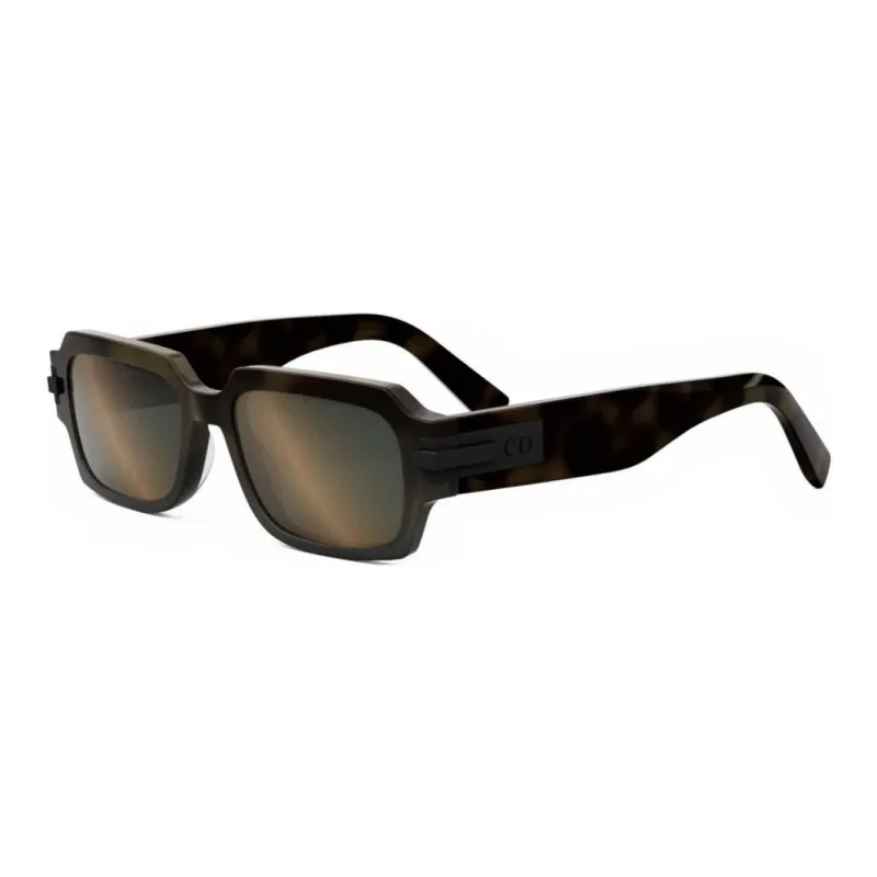 DIOR Acetate Rectangular Sunglasses Men's Black-0