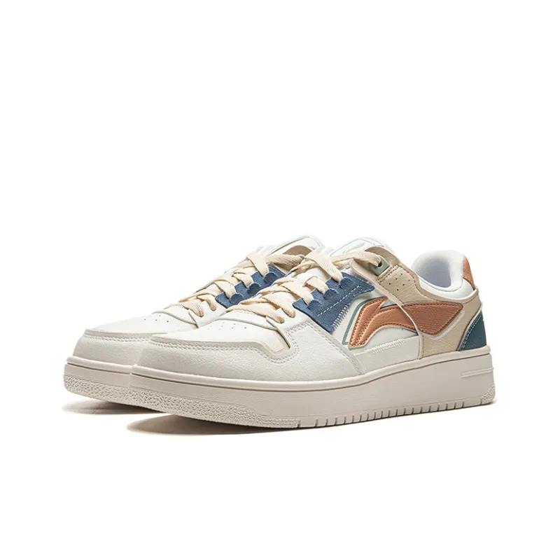 LiNing Tianji Collection Low Top Skateboard Shoes Men's Mist White-3