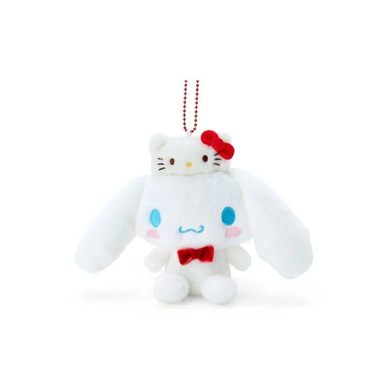 Sanrio Cinnamoroll Hello Kitty 50th Anniversary Dolls Plush Pendant 13cm High-2