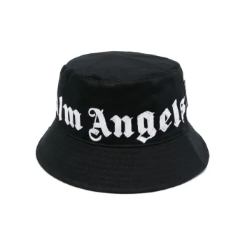PALM ANGELS Logo-print Cotton Bucket Bag