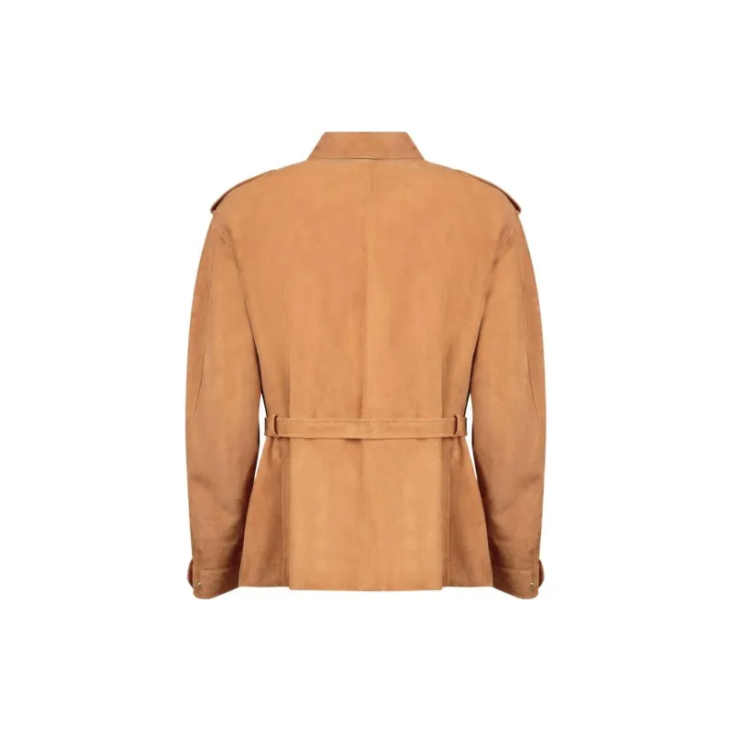 BALLY Belted Suede Jacket-1