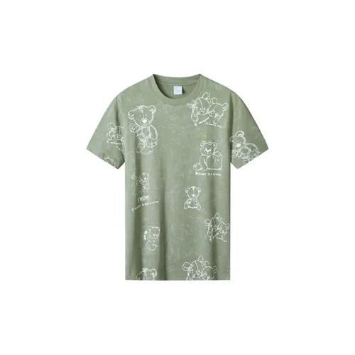 Cabbeen T-Shirts Men Verdant Tea Green 68