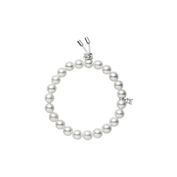 MIKIMOTO 18K White Gold Bracelets Women's Silver