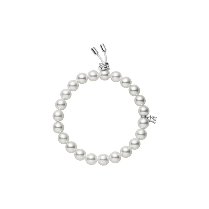 MIKIMOTO 18K White Gold Bracelets Women's Silver-0