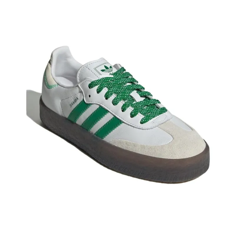 Adidas Sambae Cloud White Green Women's-2