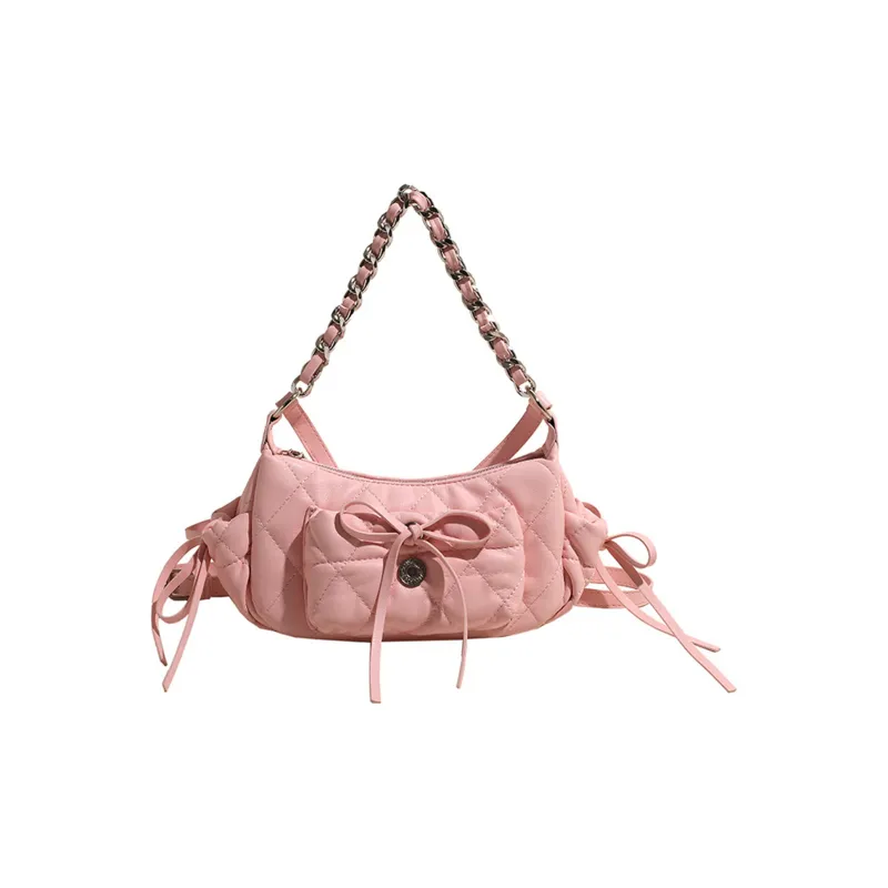 UNITE STAR PU Shoulder Bag Regular Women's Black/Pink/White/Blue-4