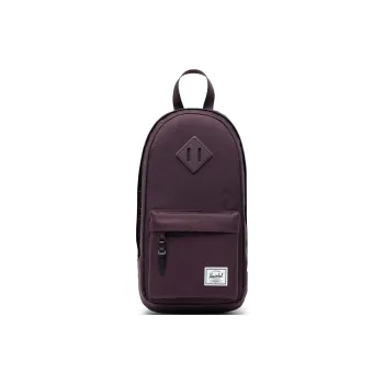 Herschel EcoSystem™ Recycled Fabric Crossbody Bag Shoulder Bag Unisex Plum-Colored