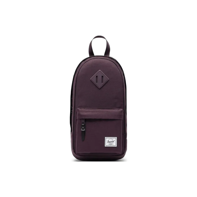 Herschel EcoSystem™ Recycled Fabric Crossbody Bag Shoulder Bag Unisex Plum-Colored-0