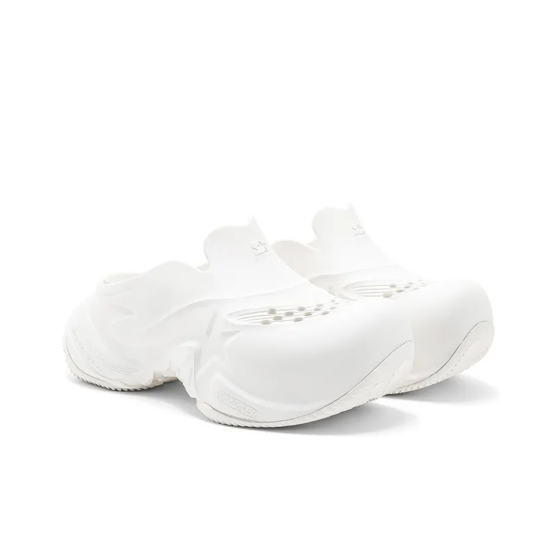 STARTER Slip Resistant Wrap toe Slippers Women's White-2