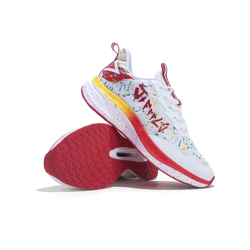 Jifffly Cushioning Anti Slip And Wear Resistant Height Increasing Low Top Running Shoes Unisex China Red-3