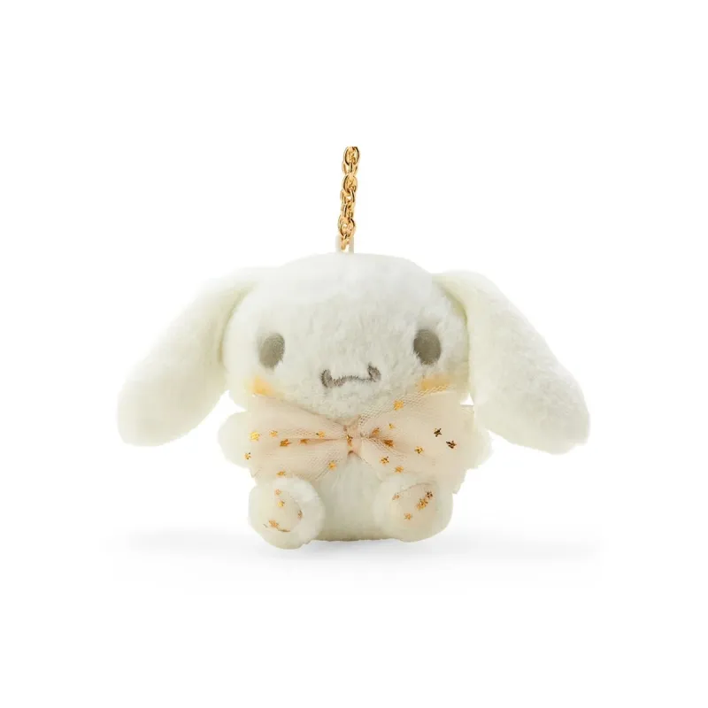 Sanrio Cinnamoroll White Winter Collection Keychain Dolls Plush Pendant 9cm High-2