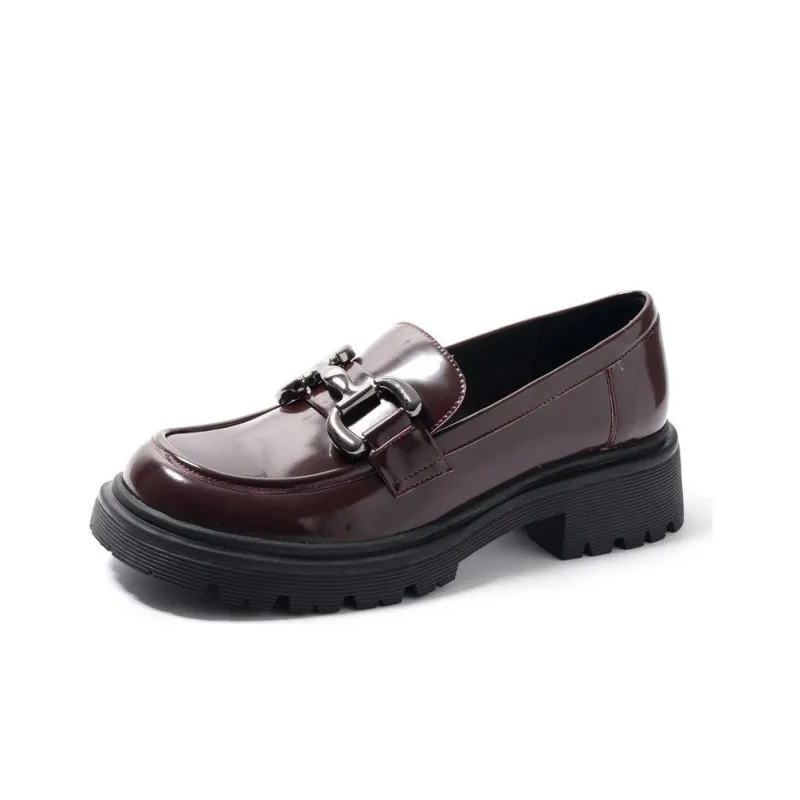 STEVE MADDEN Loafers 4.3cm Women's Burgundy-2