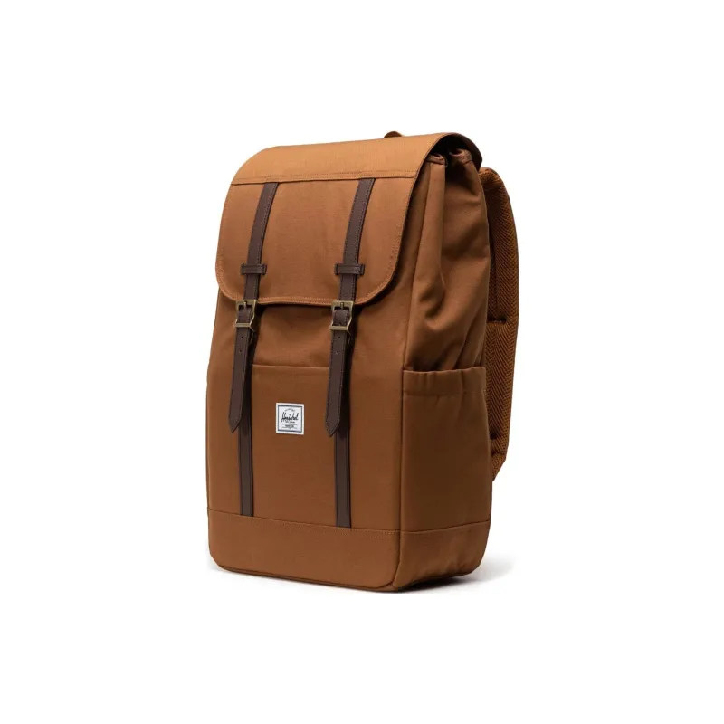 Herschel Recycled Fabric Backpack Unisex Rubber Brown-1