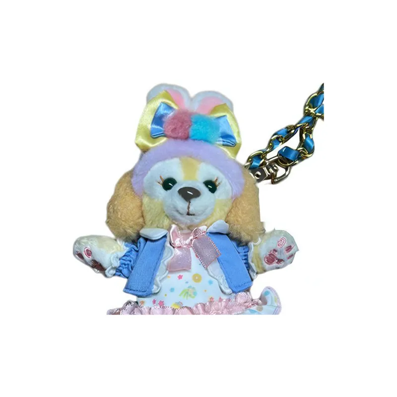 Disney 2021 Spring Easter CookieAnn Yellow Dolls Plush Pendant Small Size Tall-2