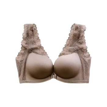 Flowers In Water Bra Women's Coffee