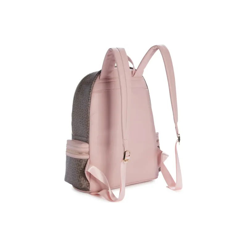 GUESS Faux Leather Backpack Women's Brown-1