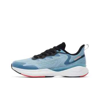 QIAODAN Flying Shadow Team1.0 Anti Slip Wear Resistant Low Top Long Distance Running Shoes Men's Blue Black