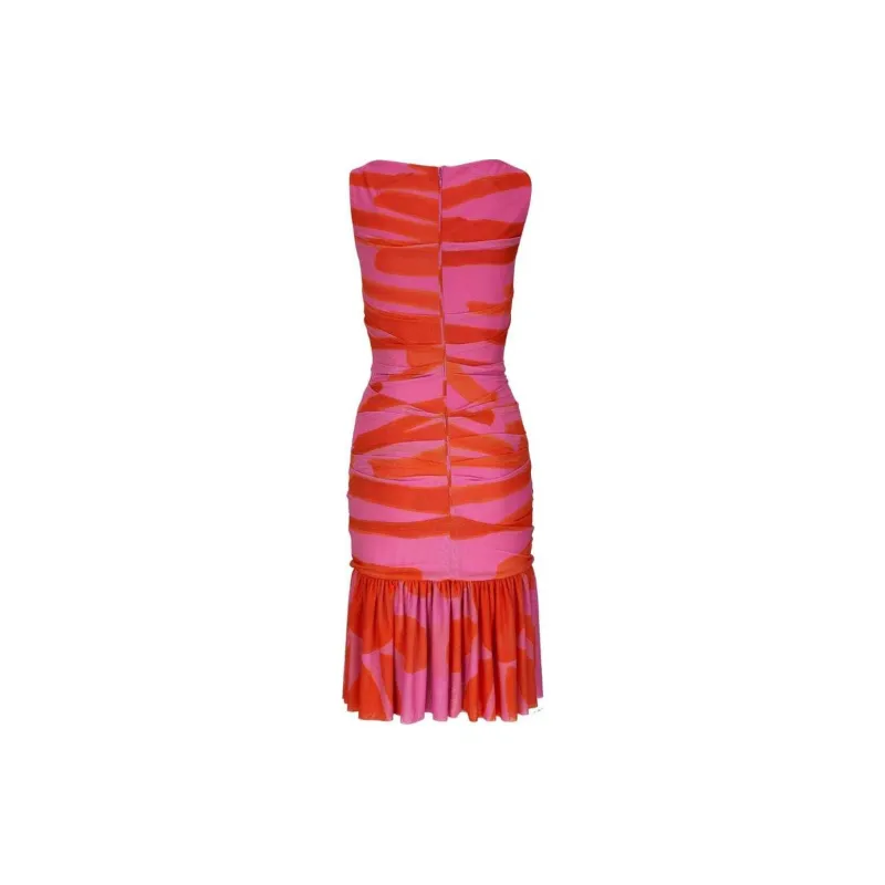 Talbot Runhof Sleeveless Dress Women's Red-1