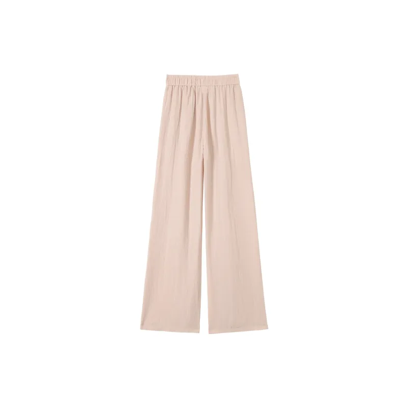 0571 Family Casual Pants Women's Apricot-1