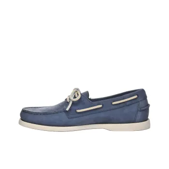 Sebago Dockside Portland Boat Shoes Men's Blue