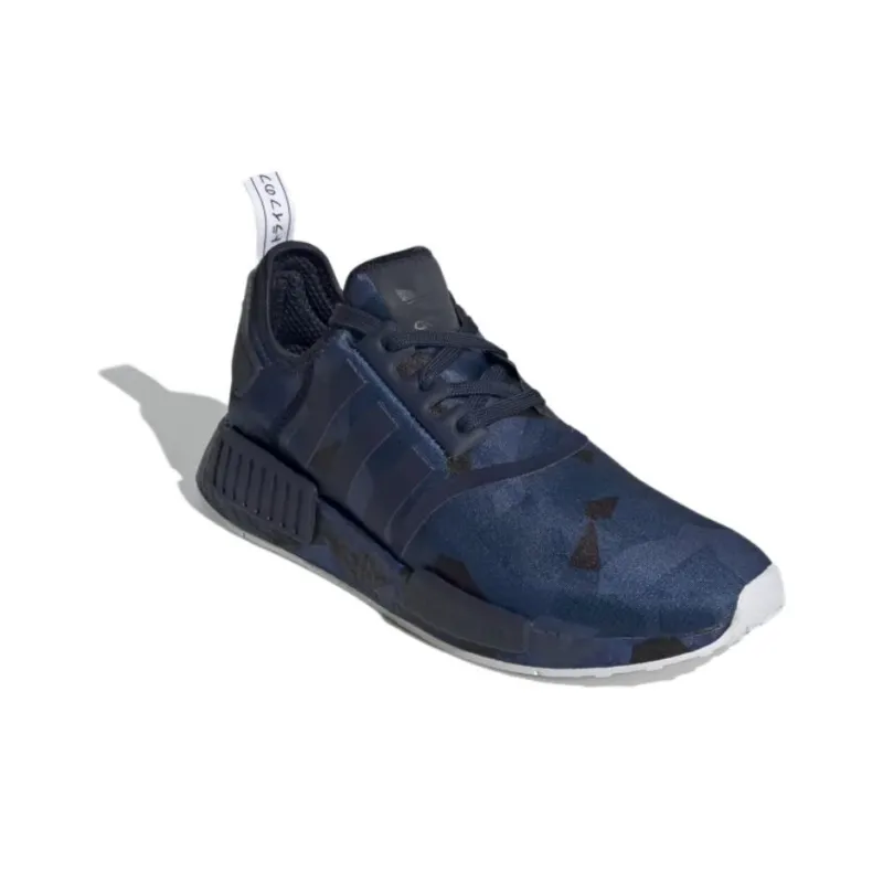 Adidas Originals Nmd R1 Fractal Camo Collegiate Navy-2