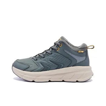 QIAODAN Cushioning, Wear Resistant High Top Running Shoes Men's Green